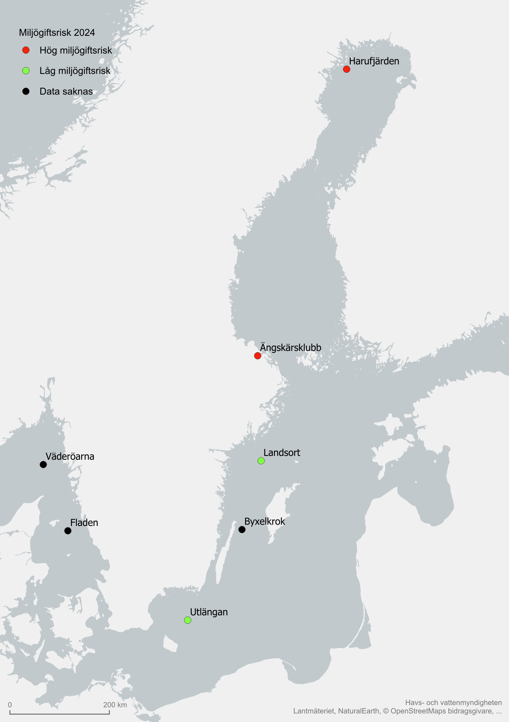 Samlad risk från miljögifter i sill och strömming